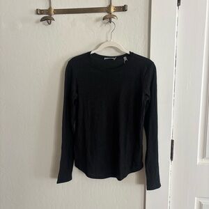 NWT Vince charcoal grey long sleeve top